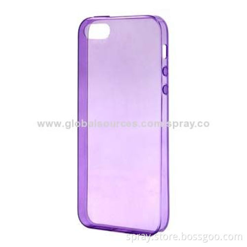 Ultra-slim and Clear TPU Mobile Phone Case for iPhone 5/5S, 0.5mm Thickness